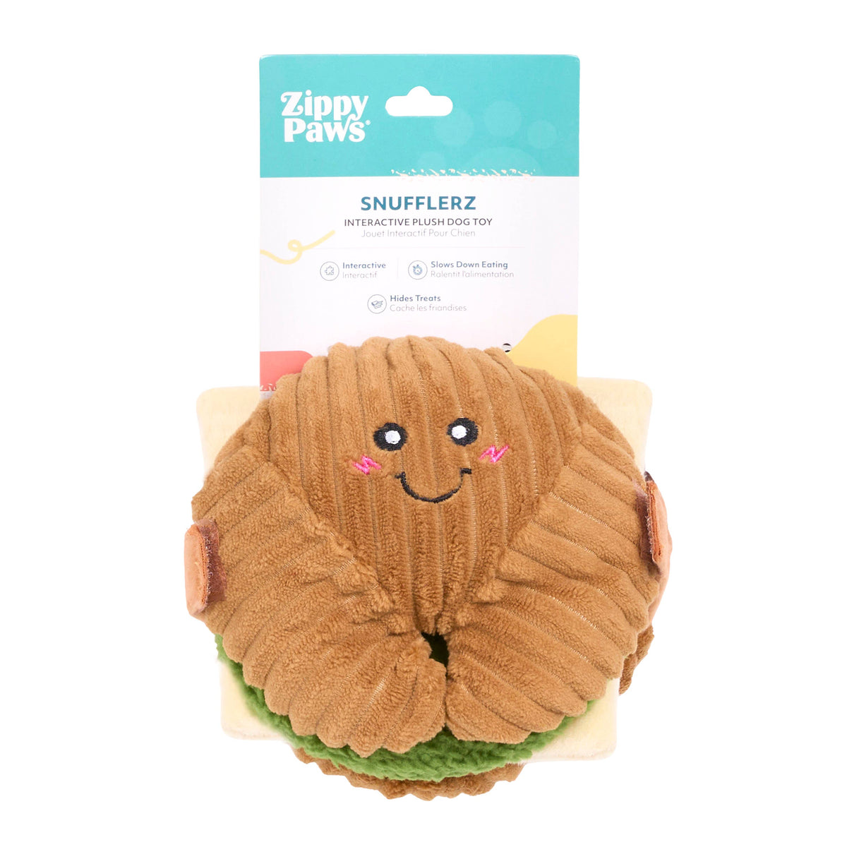 ZippyPaws Snufflerz Stacks - Breakfast Sandwich
