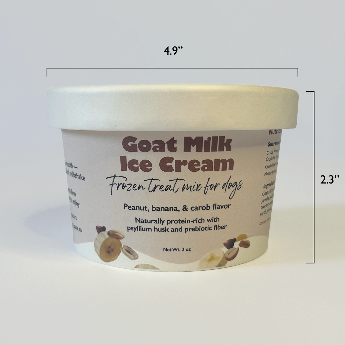 Glacier's Goodies - Goat Milk Dog Ice Cream Mix
