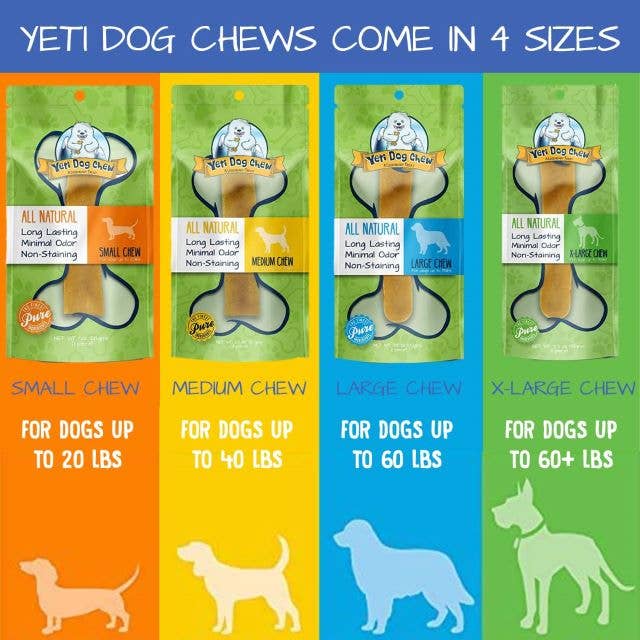 Yeti Dog Chew - Small (3-pack, 3.5oz)
