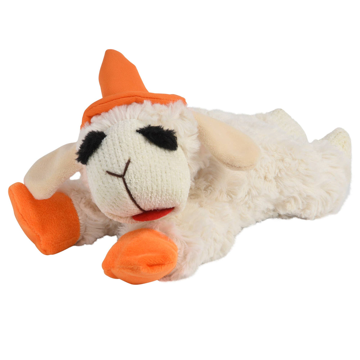 Halloween Lamb Chop with Witch Hat - Orange