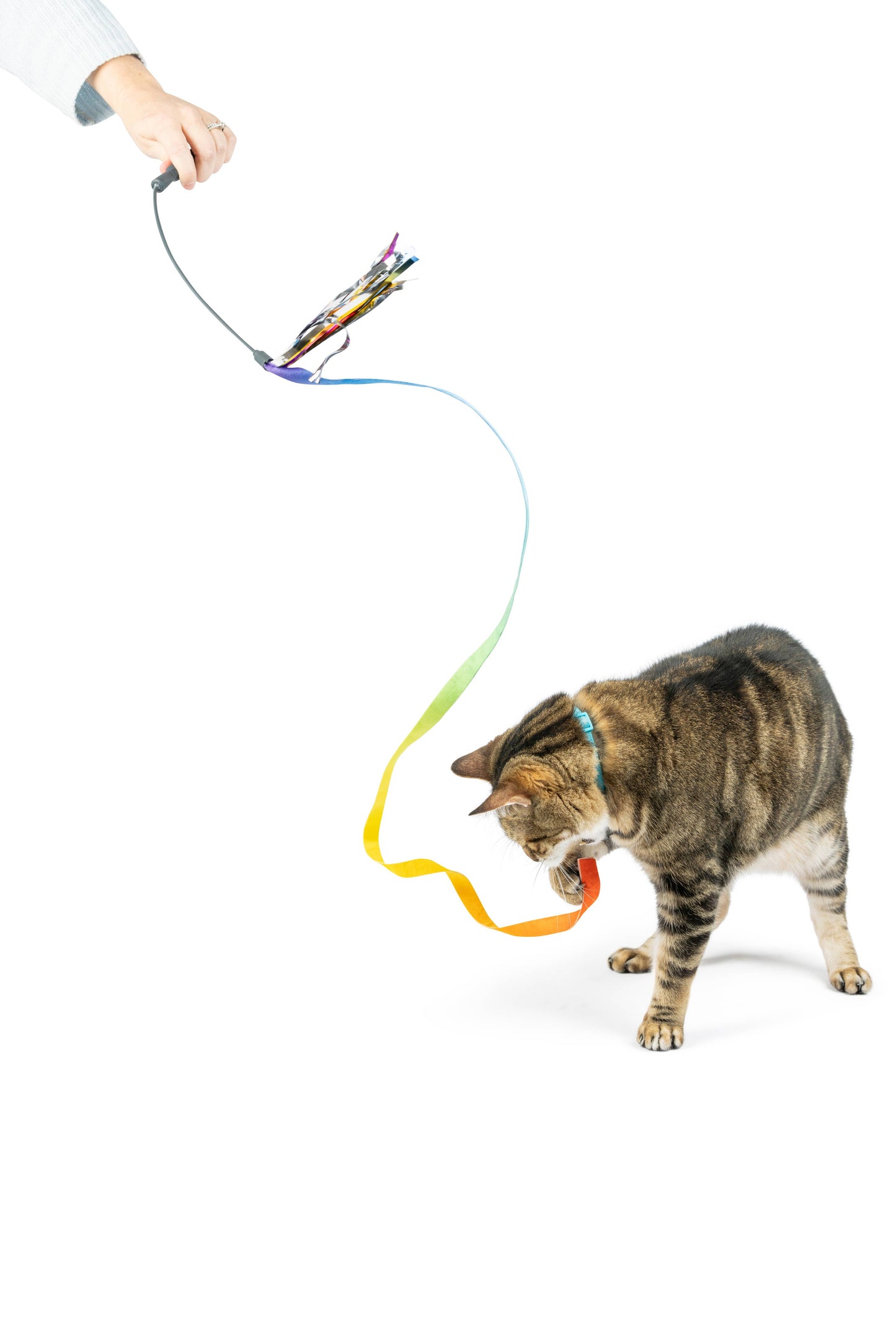 Huxley & Kent - Dance & Lure Rainbow Wand Cat Toy