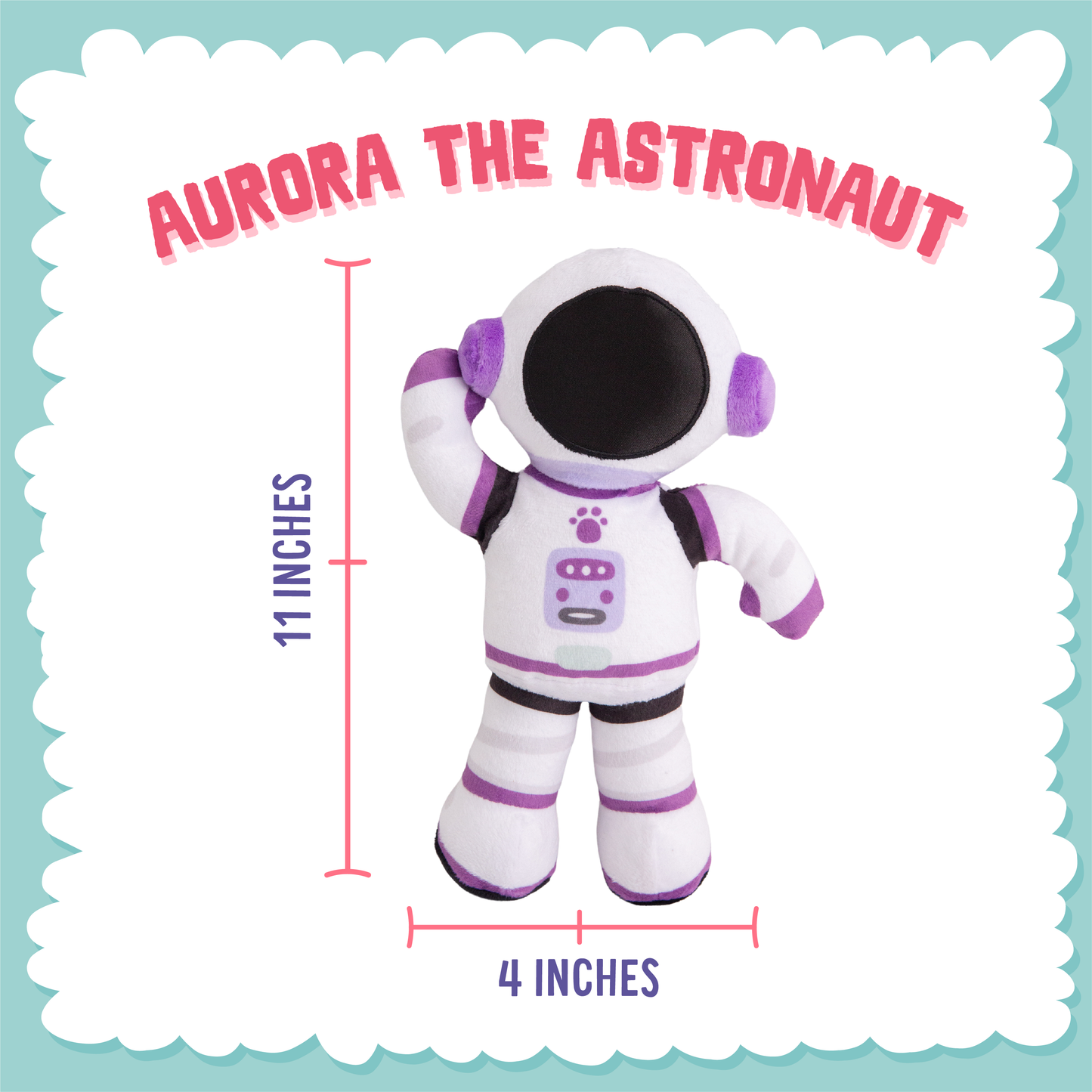 SnugArooz - Aurora the Astronaut Dog Toy
