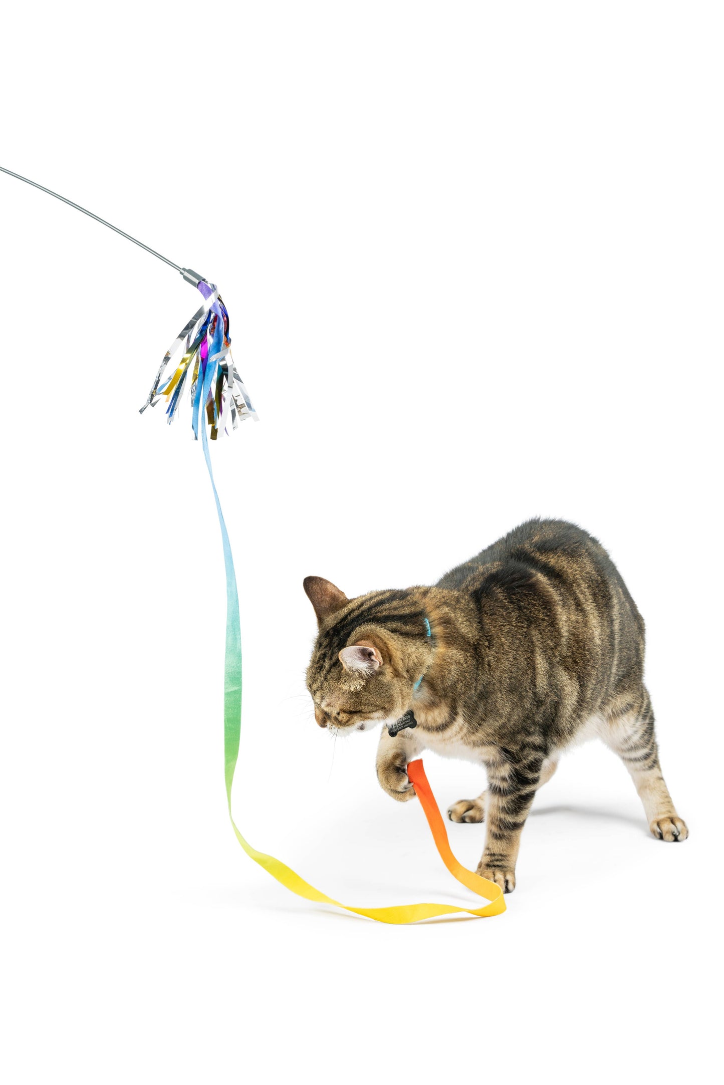 Huxley & Kent - Dance & Lure Rainbow Wand Cat Toy