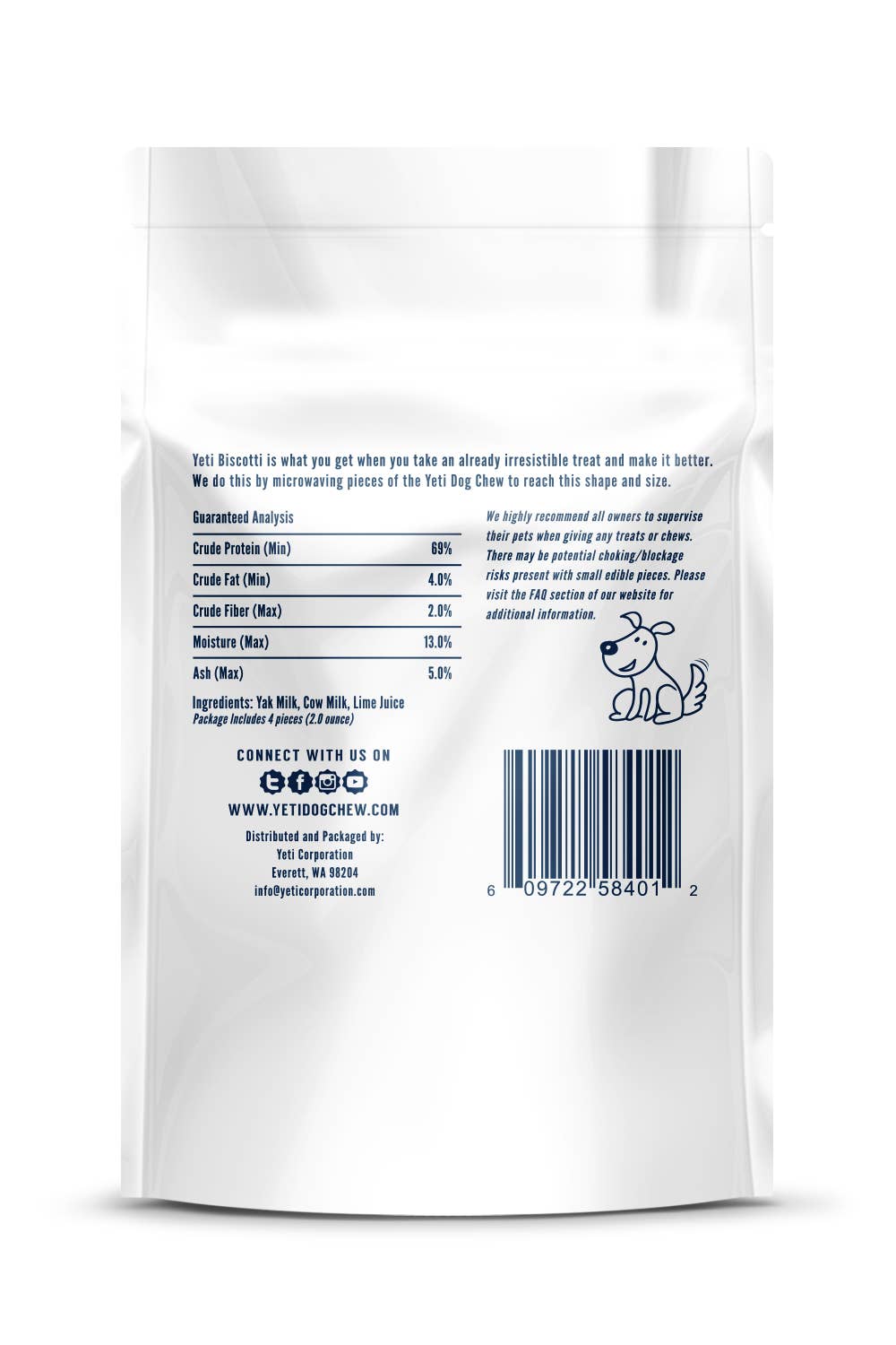 Yeti Dog Chew - Biscotti