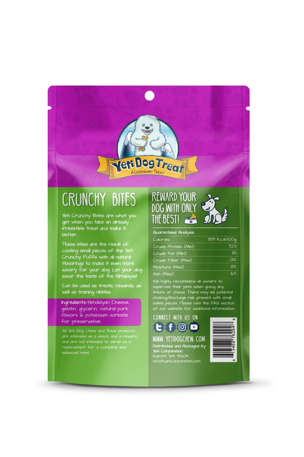 Yeti Dog Chew - Chicken Liver Crunchy Bites