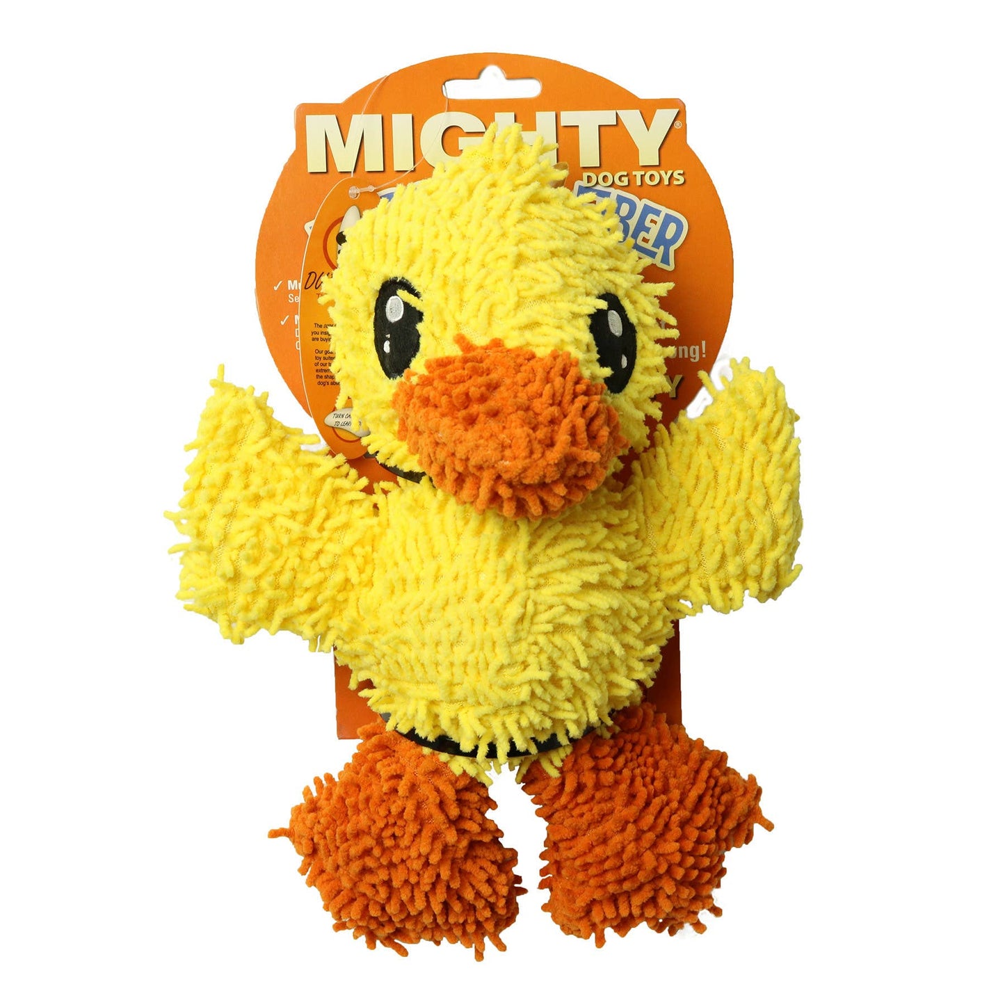 Tuffy Dog Toys - Mighty Microfiber Ball - Duck - Medium