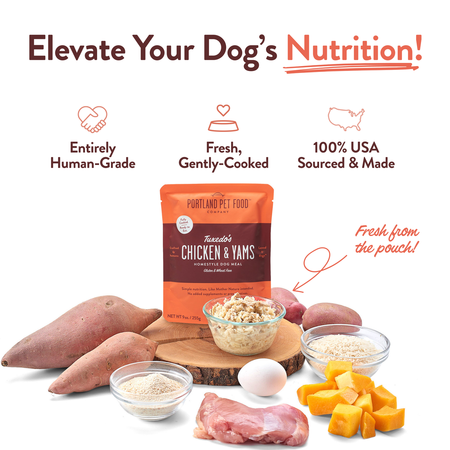Portland Pet Food Company - Tuxedo's Chicken & Yams