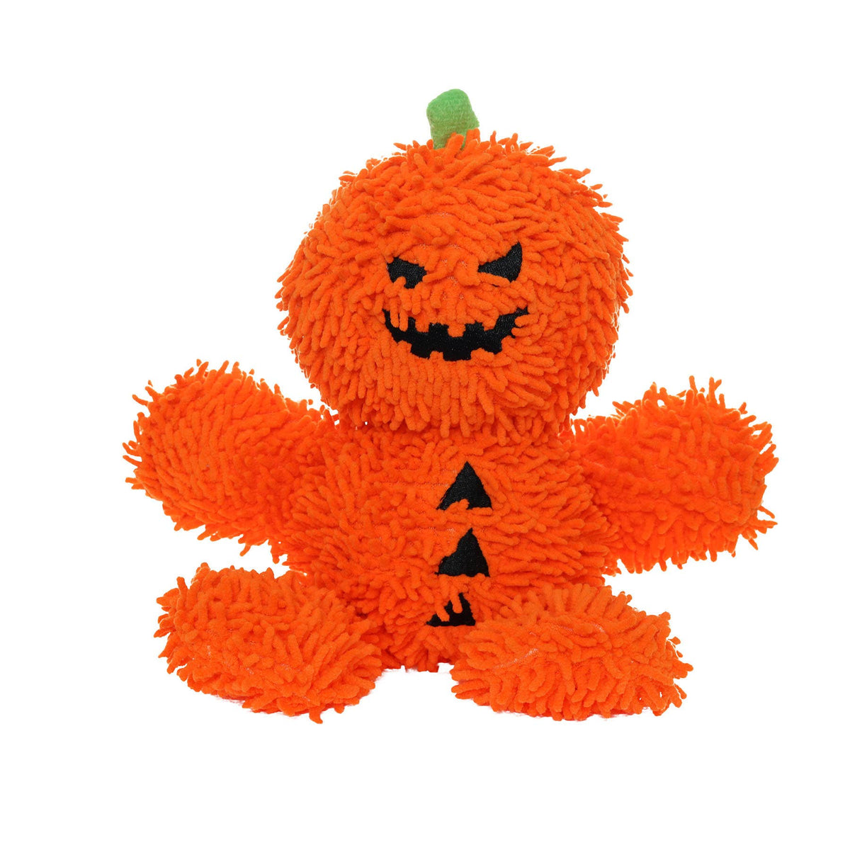 Tuffy Dog Toys - Mighty Microfiber Ball - Halloween Pumpkin Man
