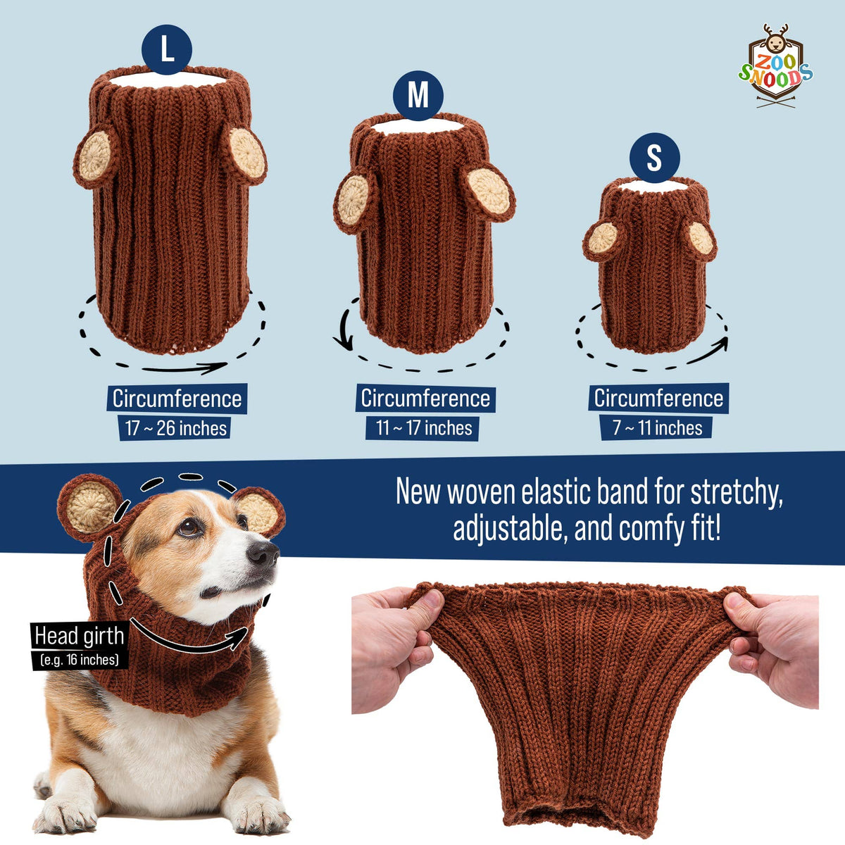 Zoo Snoods - Pumpkin Dog Snood
