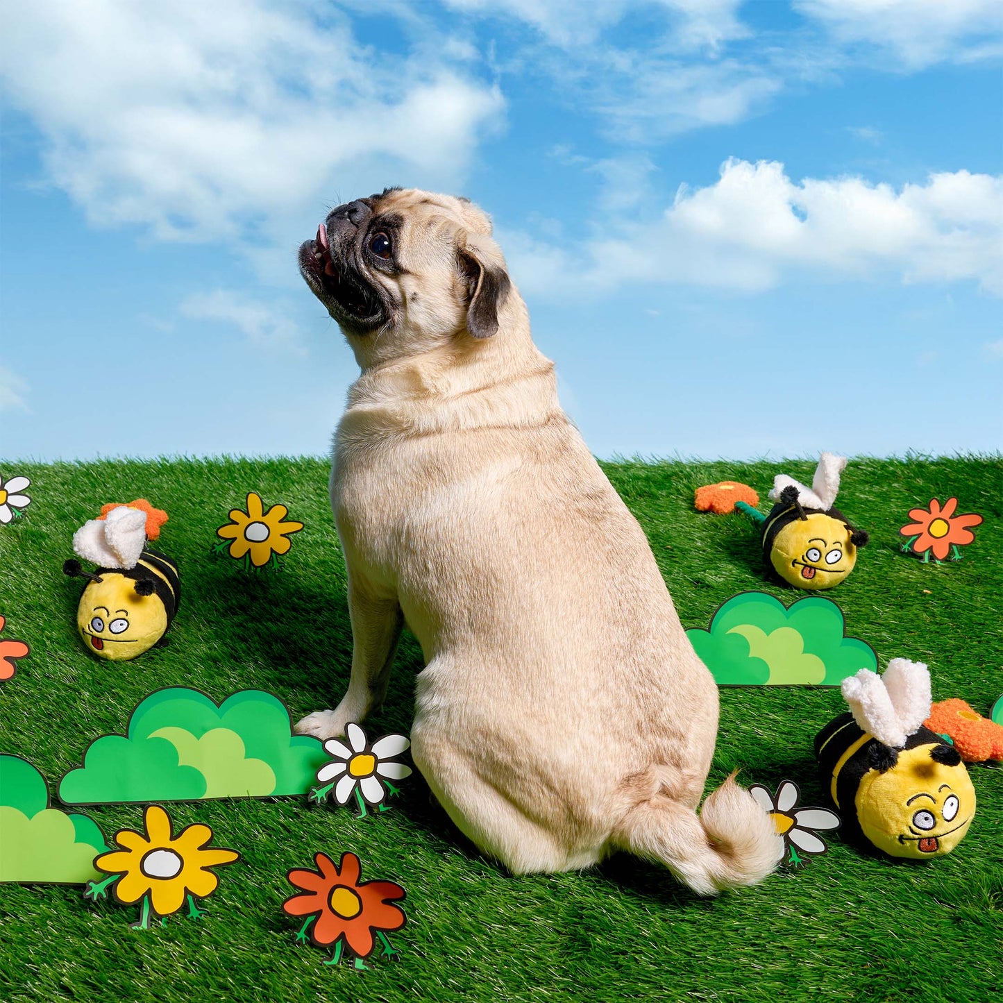 the furryfolks - Bee Happy Nosework Toy
