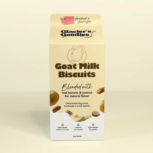 Glacier's Goodies - Goat Milk Dog Treats — Peanut & Banana