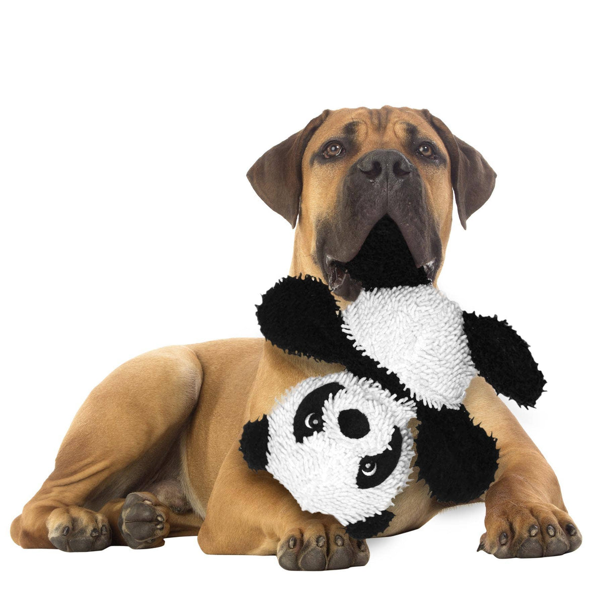 Tuffy Dog Toys - Mighty Microfiber Ball - Panda - Large