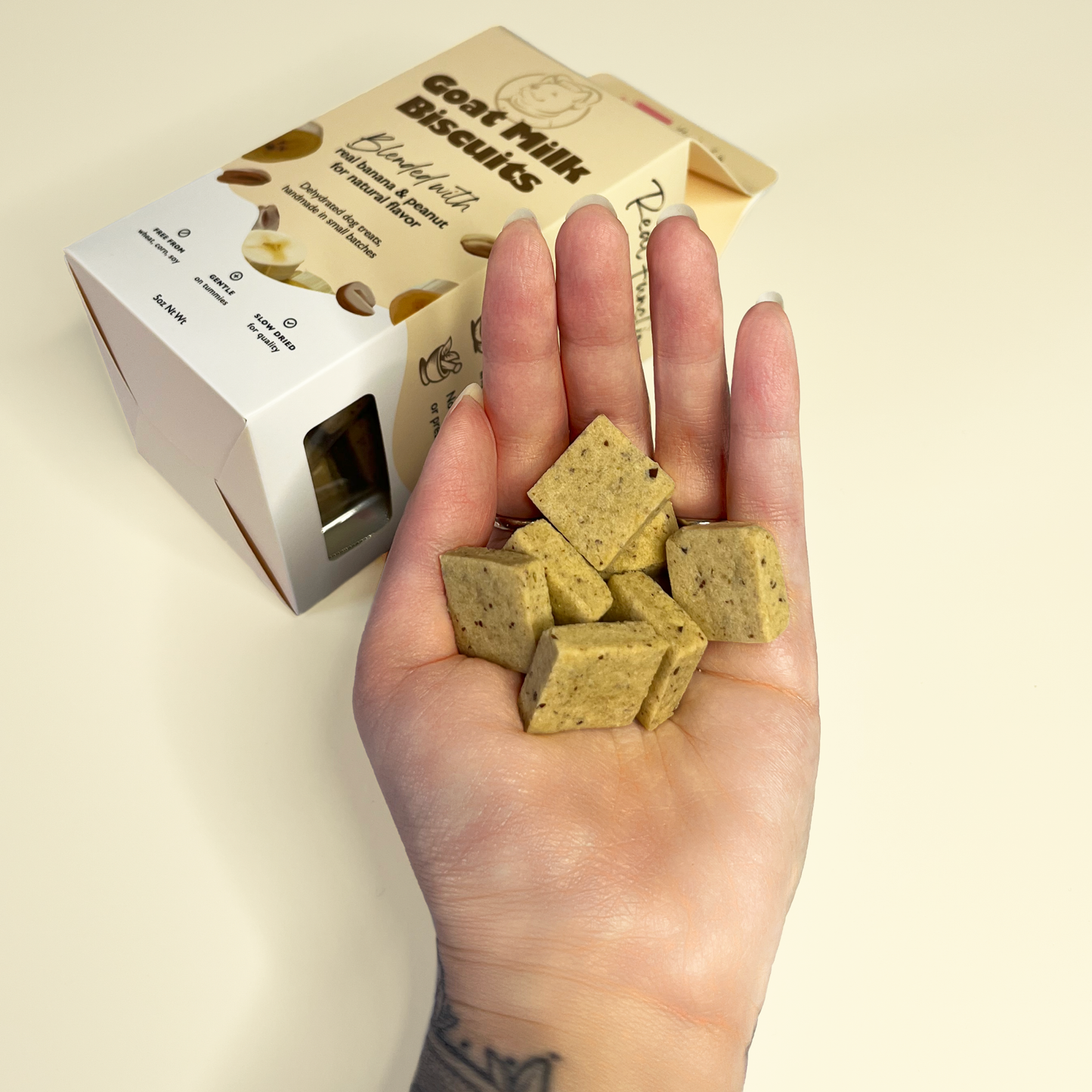 Glacier's Goodies - Goat Milk Dog Treats — Peanut & Banana