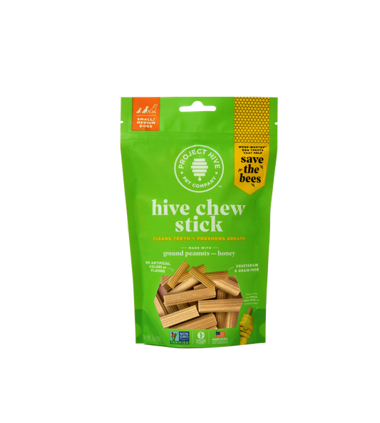 Project Hive Pet Company - Dental Chew Sticks - Small/Medium