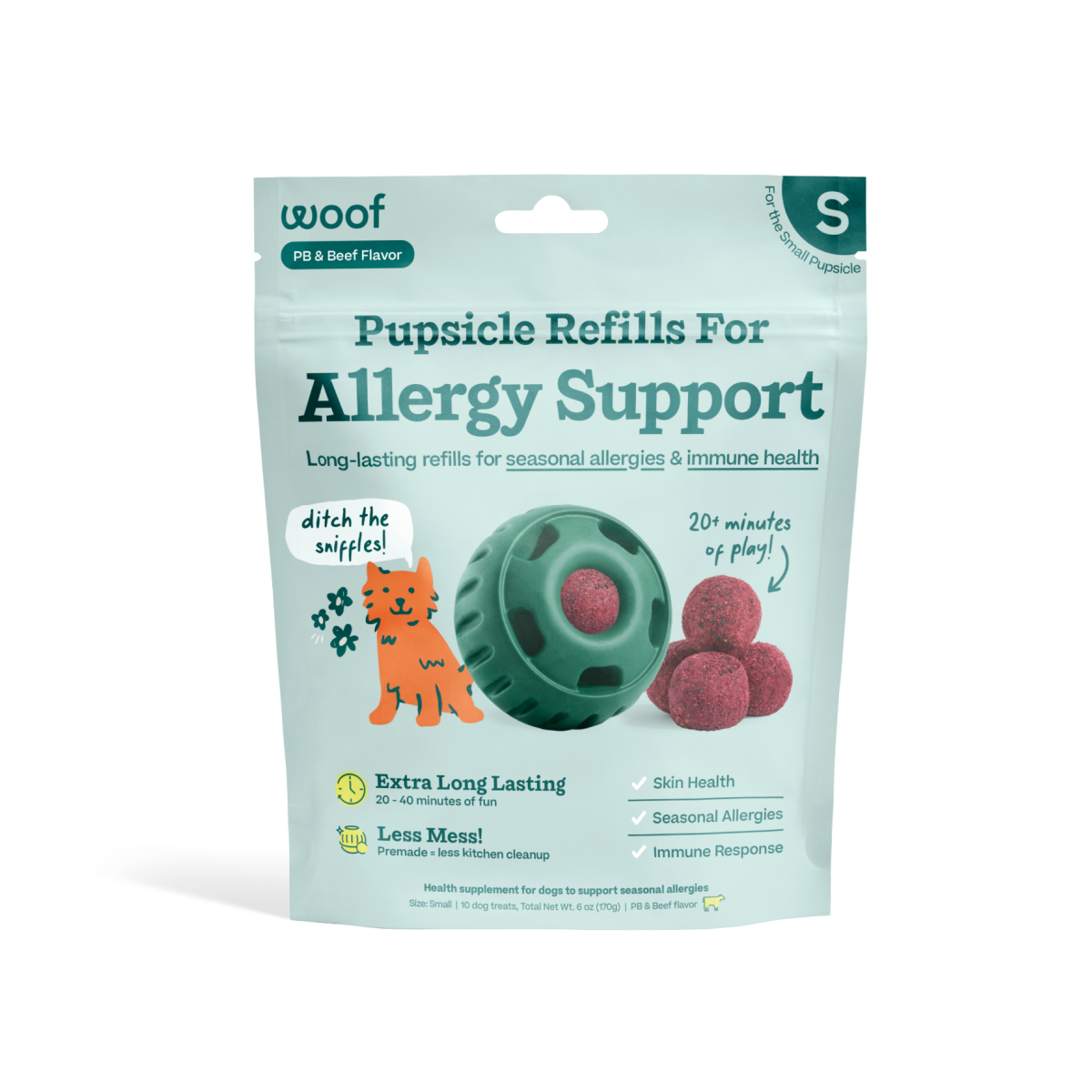 Woof - Allergy Support Wellness Pops