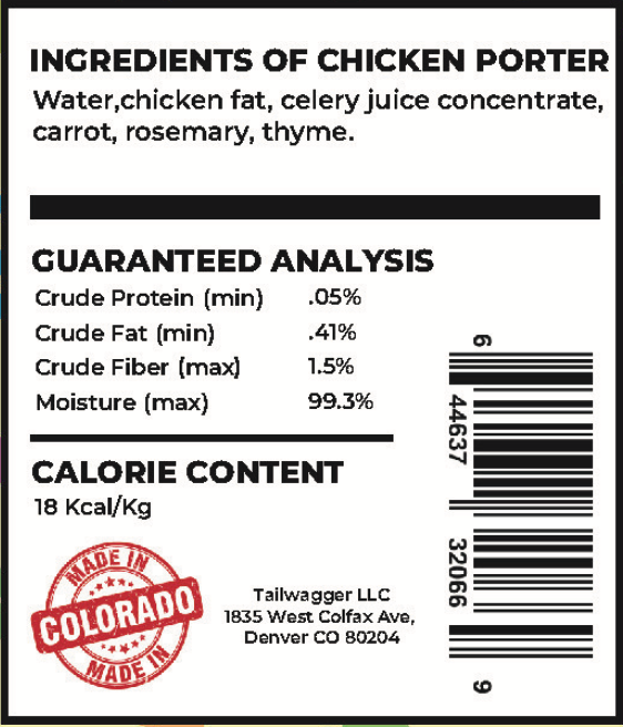 Tailwagger Dog Beer - Chicken Porter