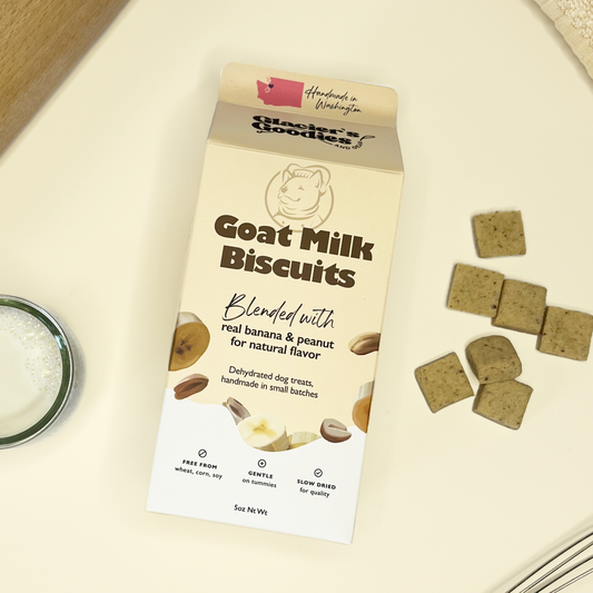 Glacier's Goodies - Goat Milk Dog Treats — Peanut & Banana