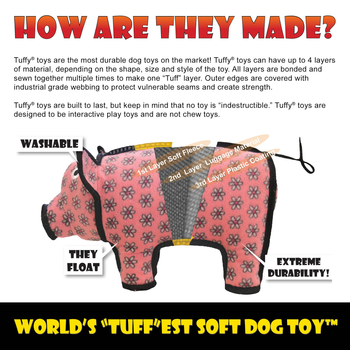 Tuffy Dog Toys - Tuffy Halloween Ring - Small