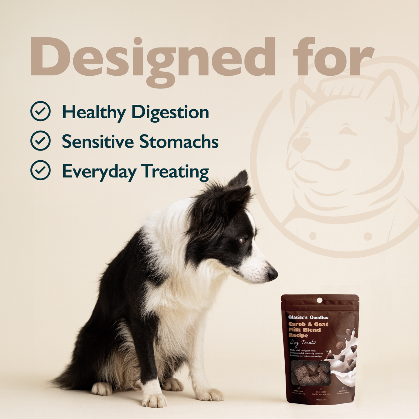 Glacier's Goodies - Goat Milk Dog Treats – Carob