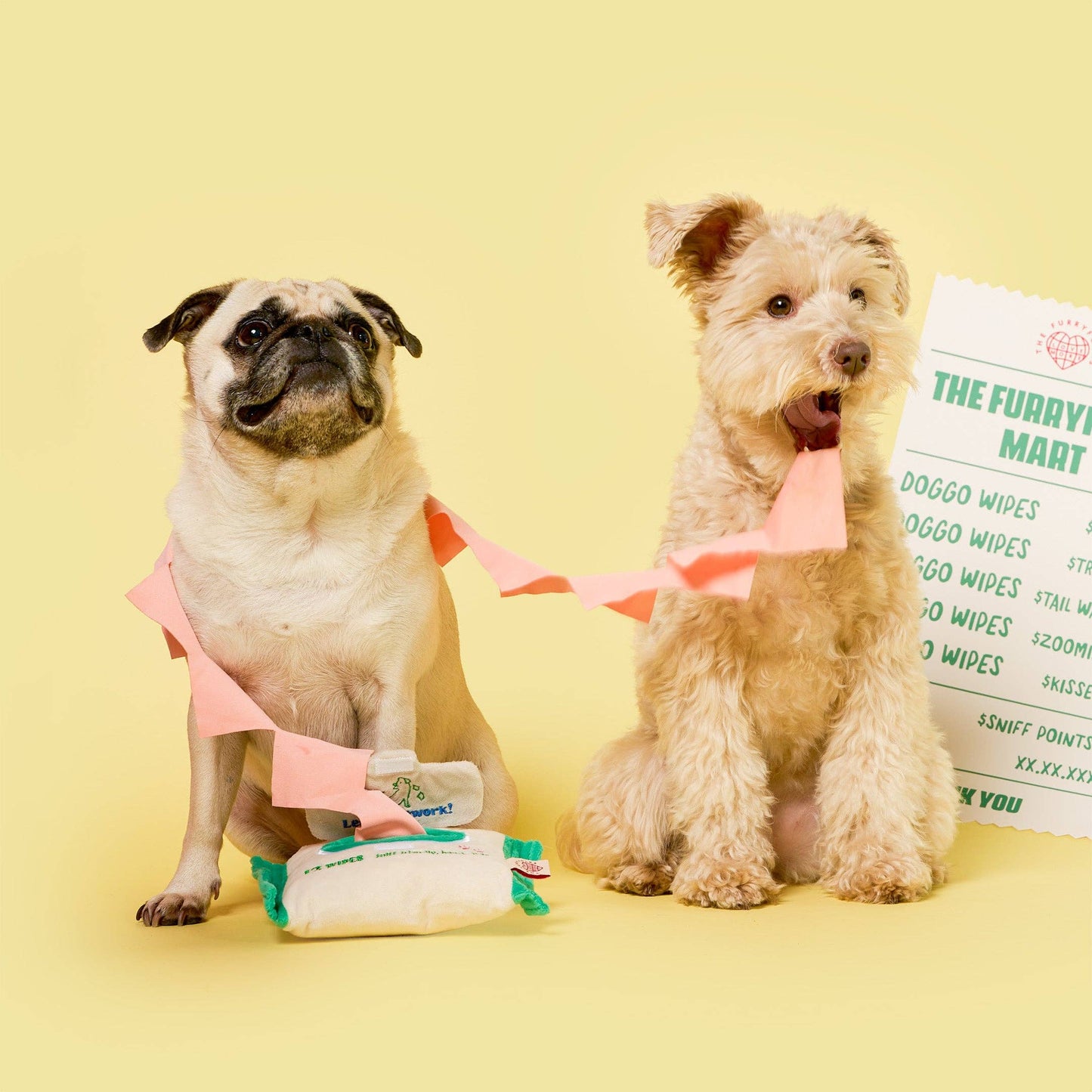 the furryfolks - Doggo Wipe Nosework Toy