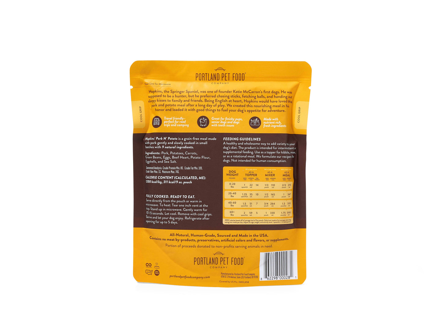 Portland Pet Food Company - Hopkins Pork N Potato