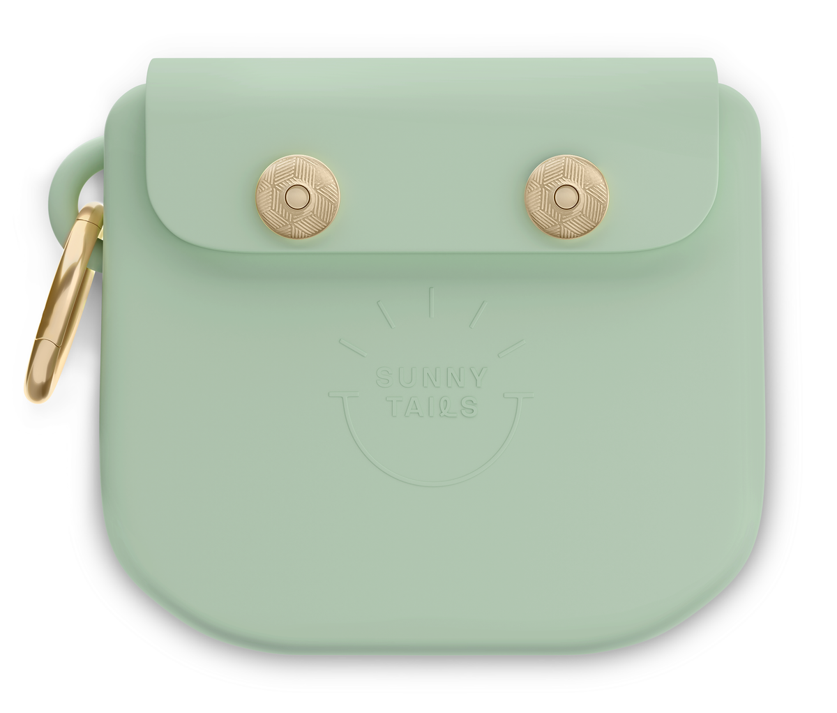 Sunny Tails - Pistachio Green Snap Dog Treat Pouch