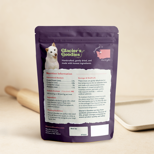 Glacier's Goodies - Goat Milk Dog Treats – Strawberry & Blueberry