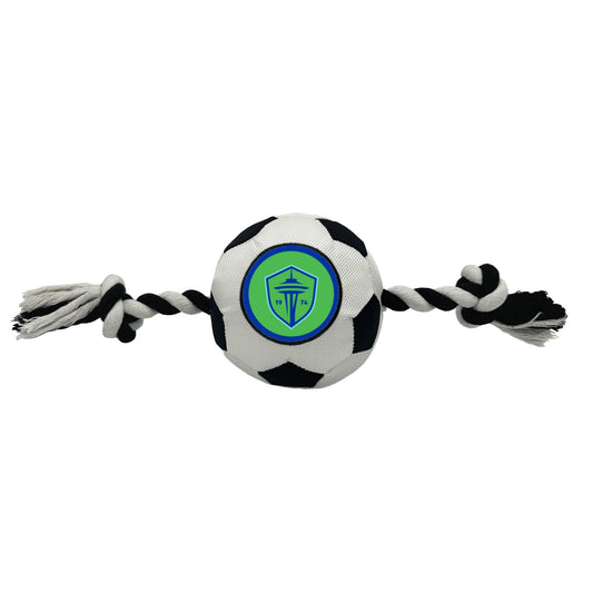 Seattle Sounders FC Soccer Ball Rope Toy