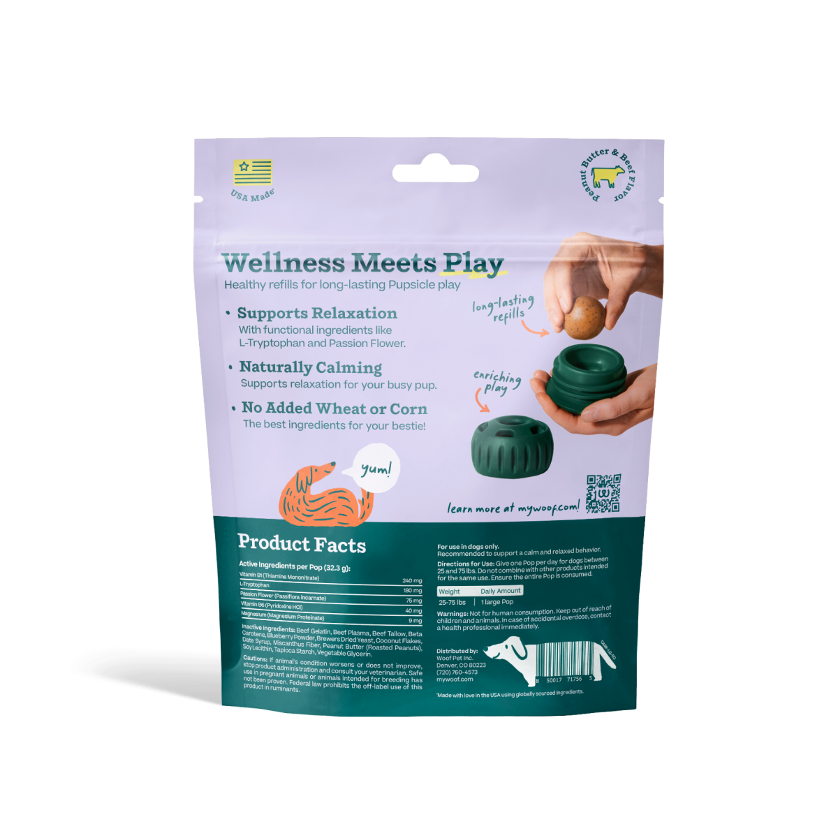 Woof - Calming Wellness Pops