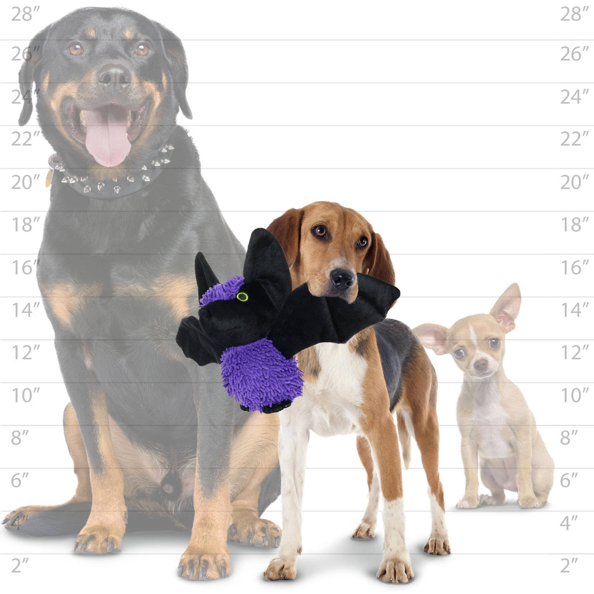 Tuffy Dog Toys - Mighty Microfiber Ball - Halloween Bat
