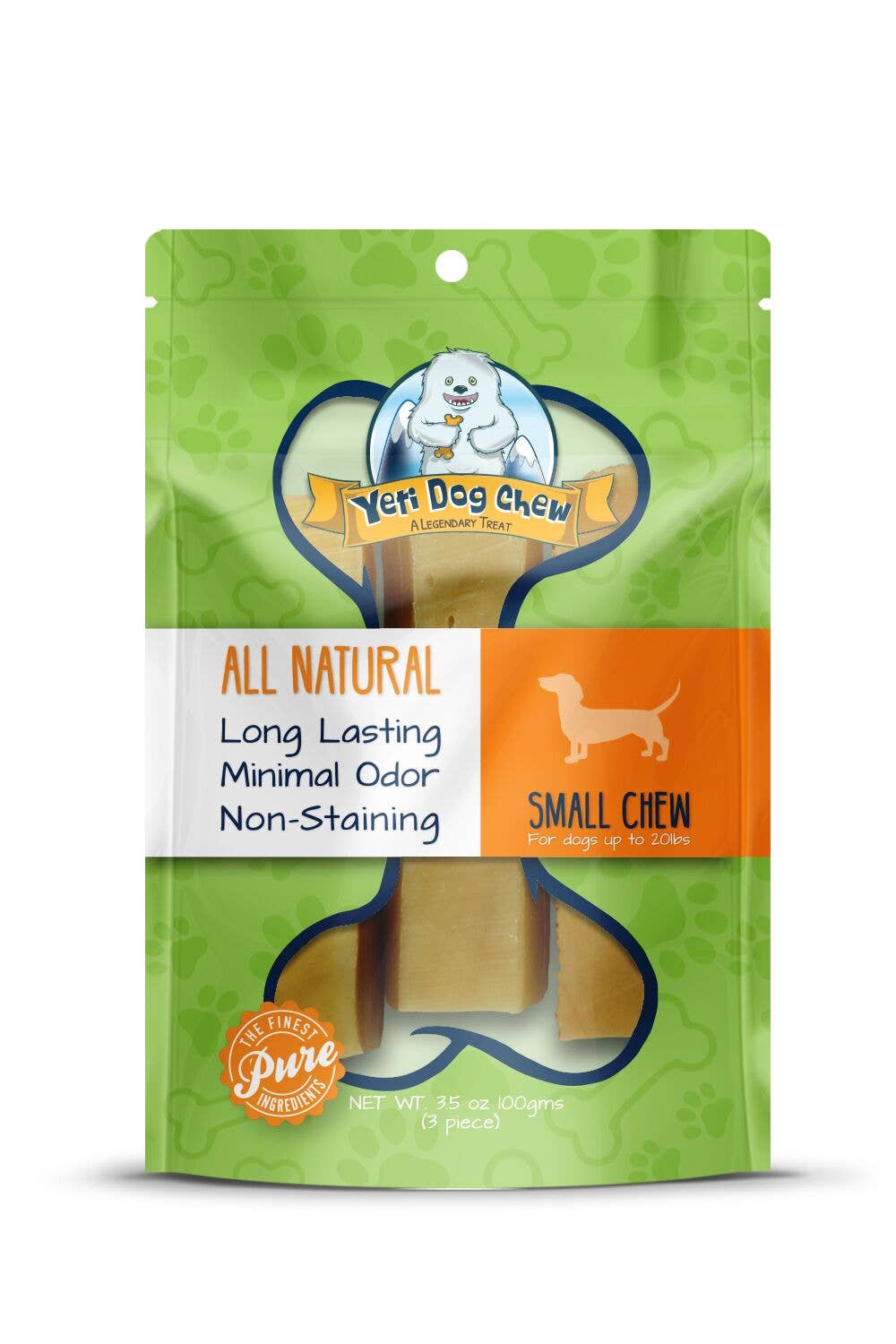 Yeti Dog Chew - Small (3-pack, 3.5oz)