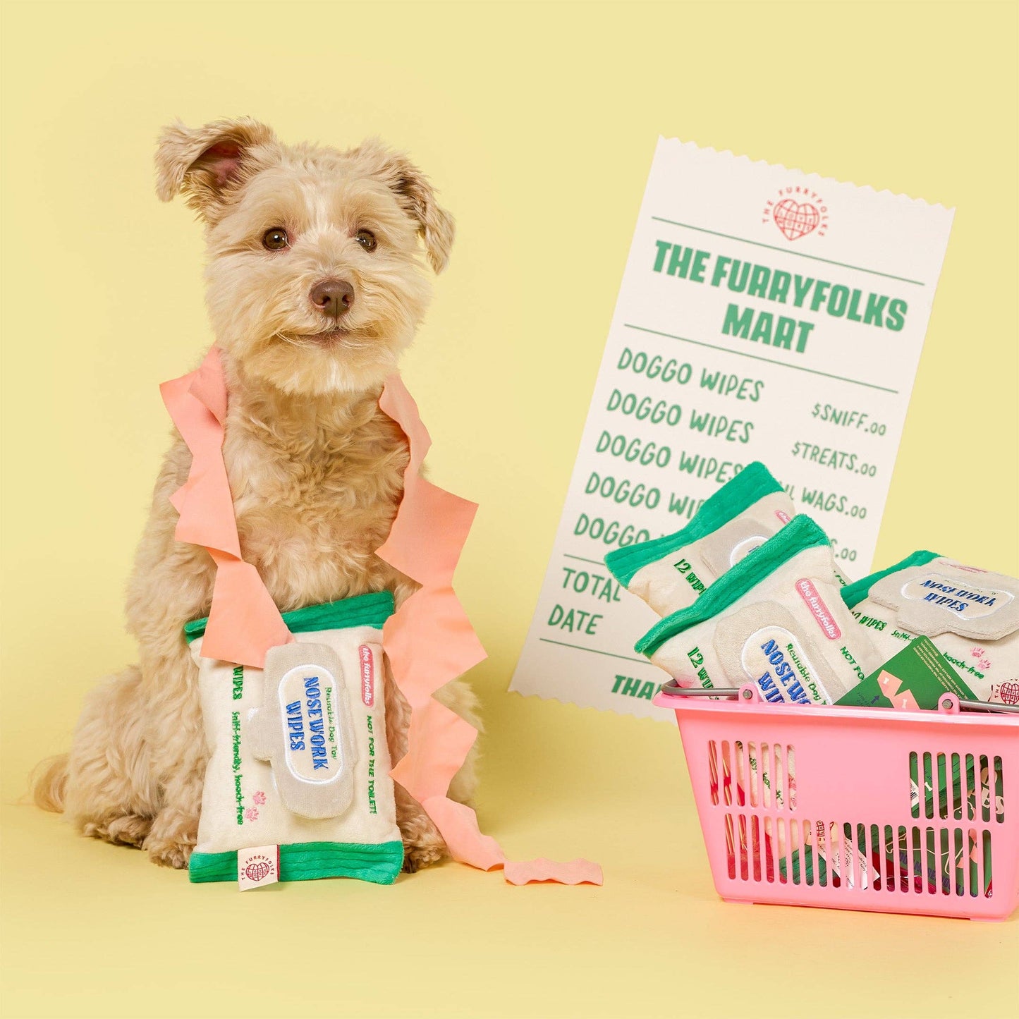 the furryfolks - Doggo Wipe Nosework Toy
