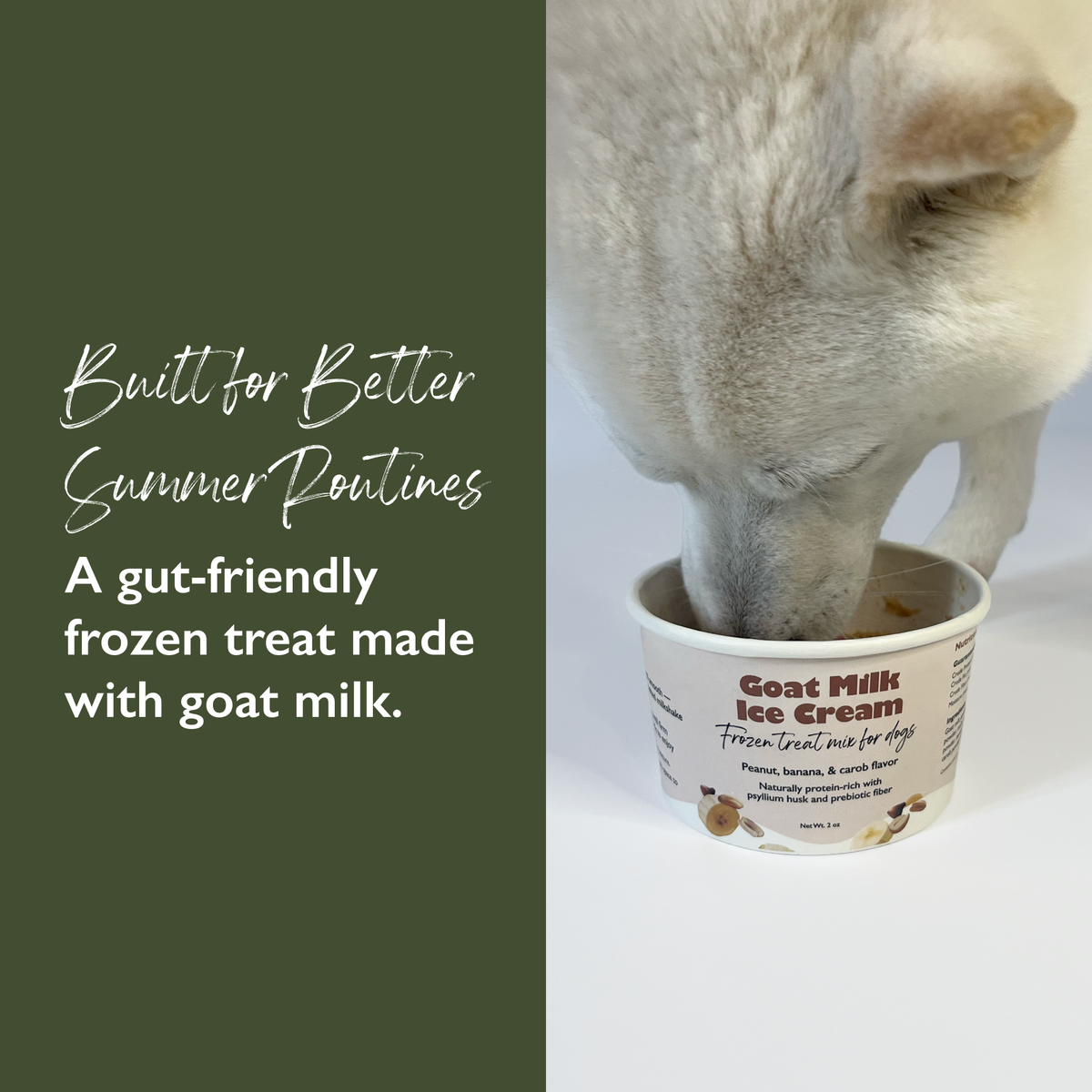 Glacier's Goodies - Goat Milk Dog Ice Cream Mix
