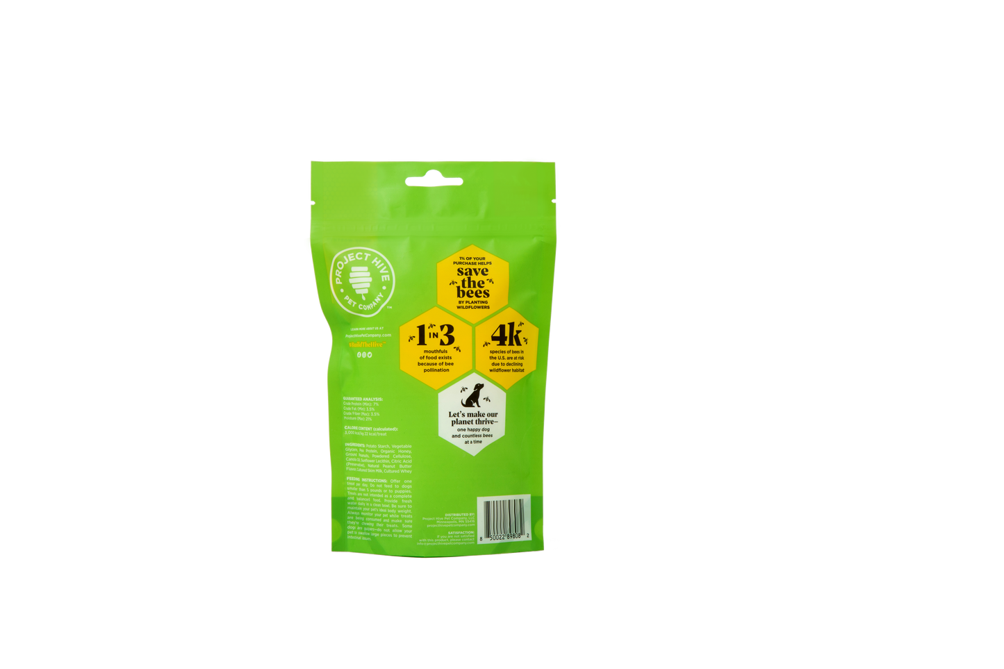Project Hive Pet Company - Dental Chew Sticks - Small/Medium