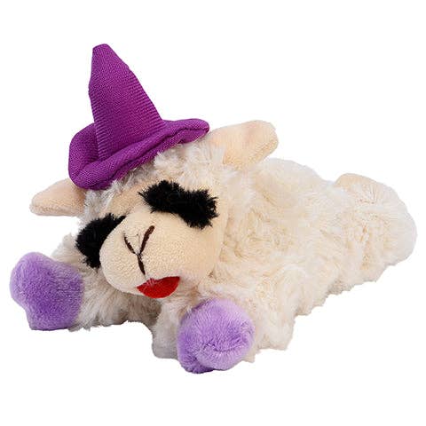 Halloween Lamb Chop with Witch Hat - Purple (Mini)