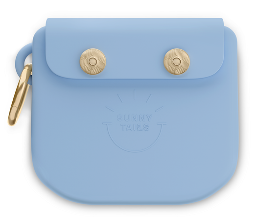 Sunny Tails - Malibu Blue Snap Dog Treat Pouch