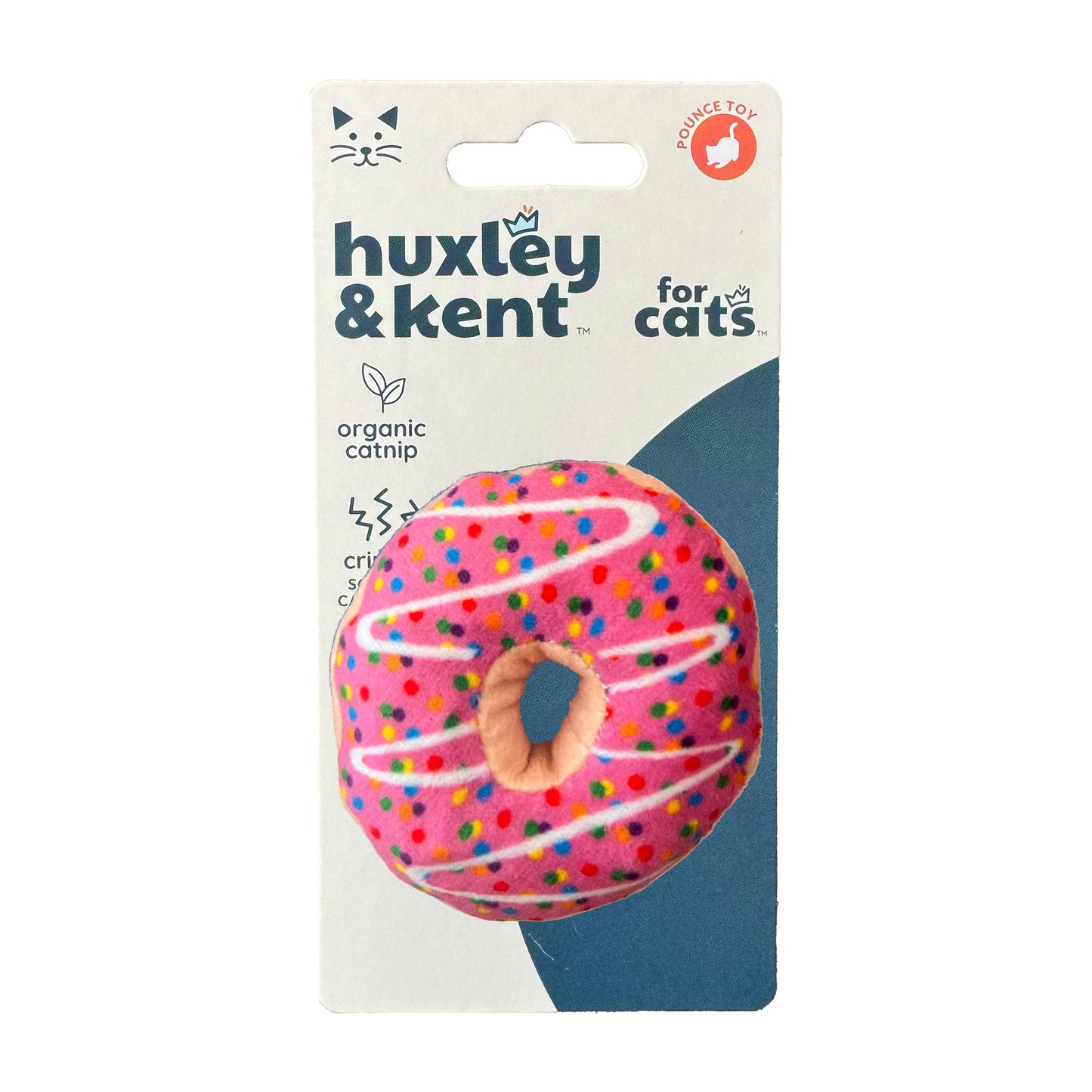 Huxley & Kent - Strawberry Donut Cat Toy