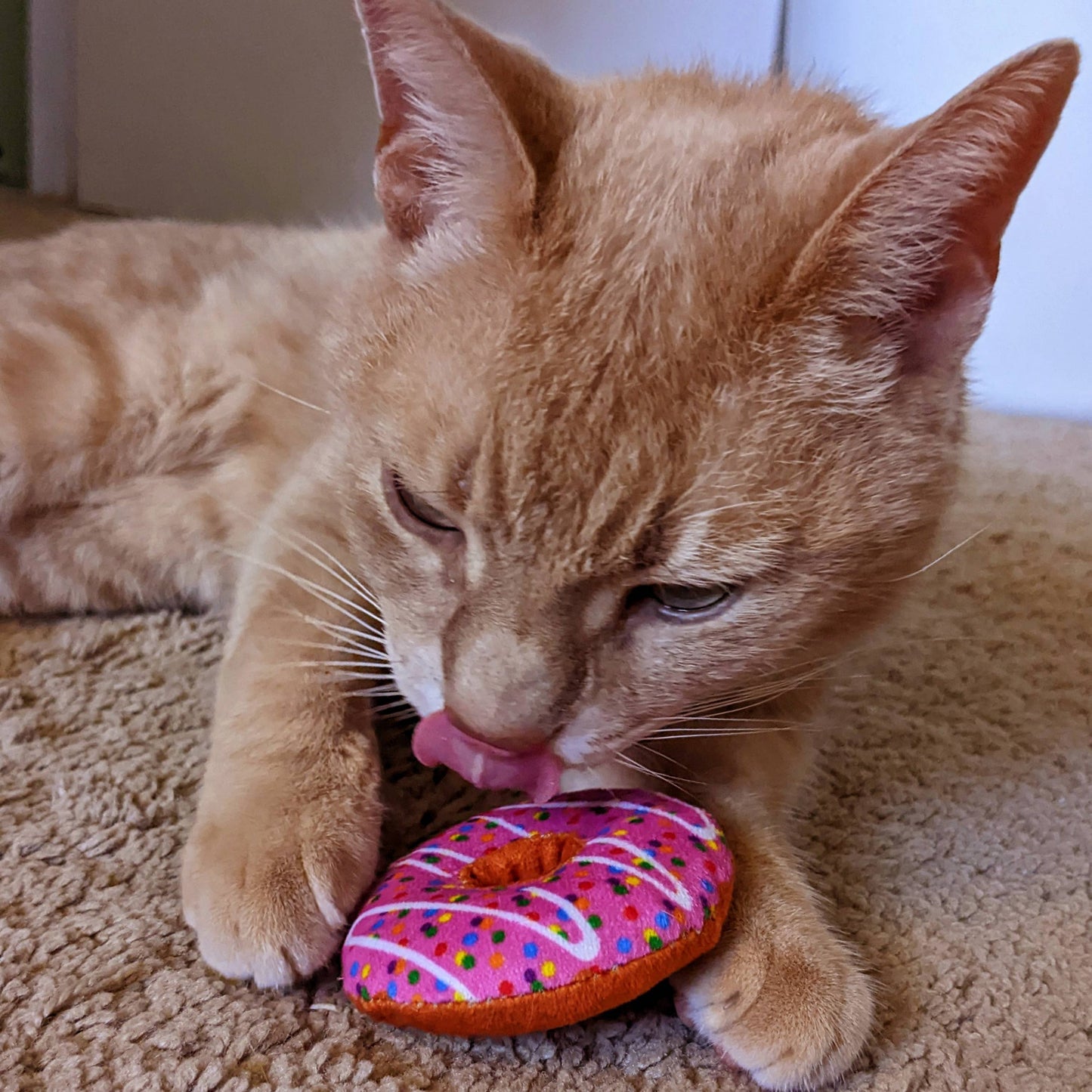 Huxley & Kent - Strawberry Donut Cat Toy
