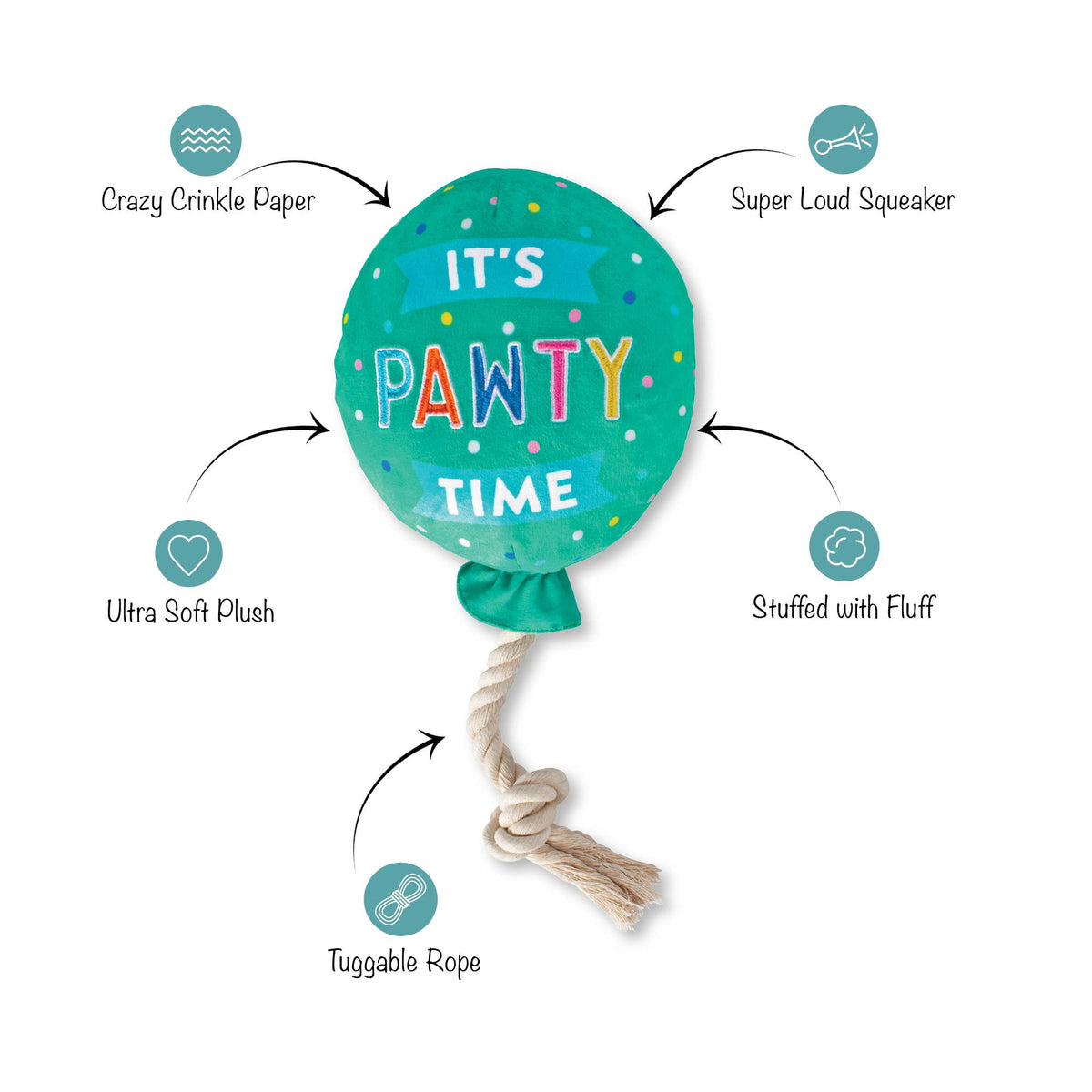 Petshop by Fringe Studio - I Pawty, You Pawty Balloon