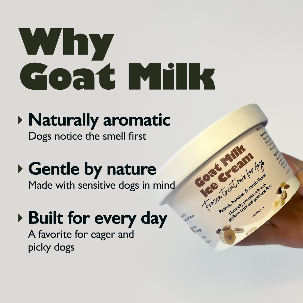 Glacier's Goodies - Goat Milk Dog Ice Cream Mix