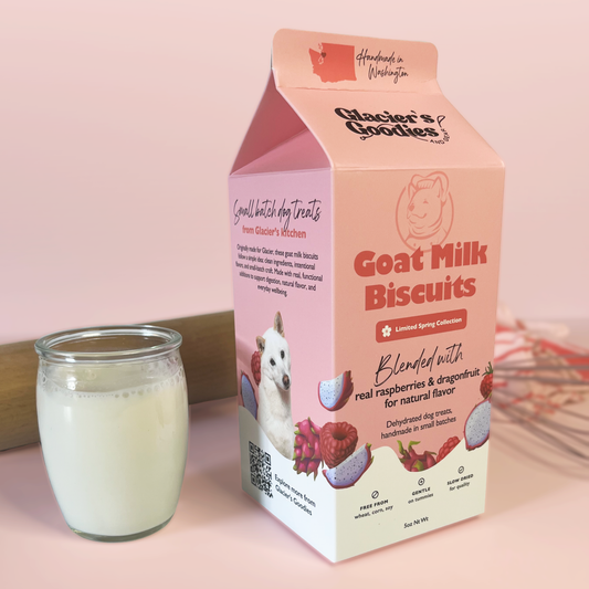 Glacier's Goodies - Goat Milk Dog Treats — Dragonfruit & Raspberry (Limited)
