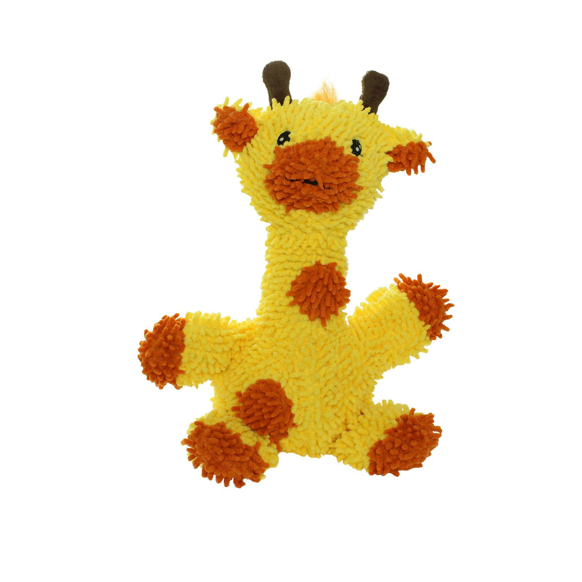 Tuffy Dog Toys - Mighty Microfiber Ball - Giraffe - Medium