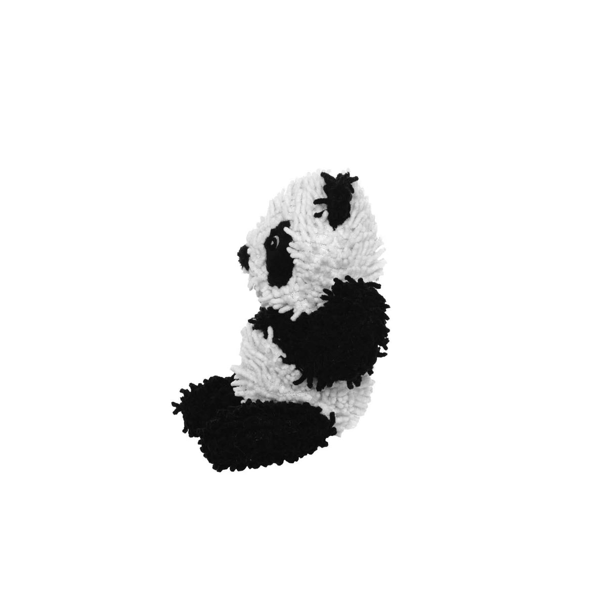 Tuffy Dog Toys - Mighty Microfiber Ball - Panda - Jr