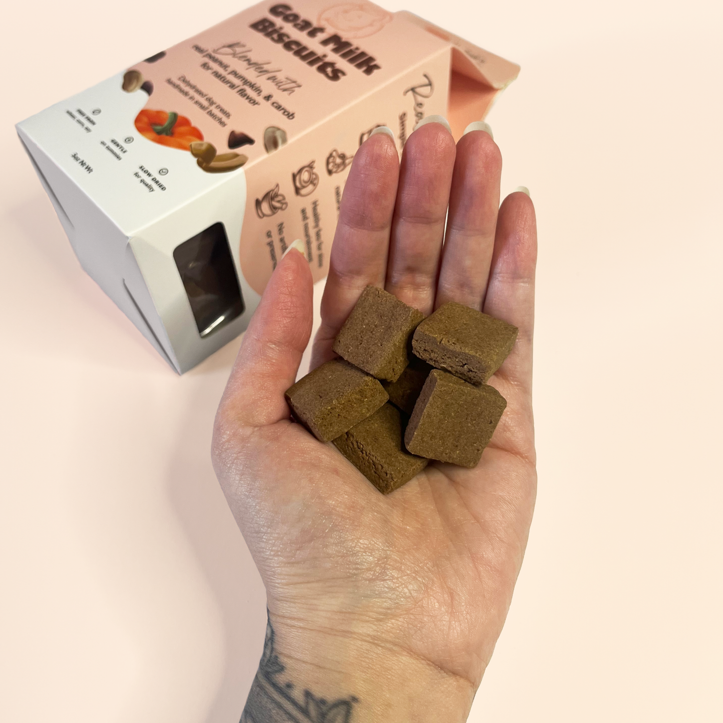 Glacier's Goodies - Goat Milk Dog Treats — Peanut, Pumpkin, and Carob