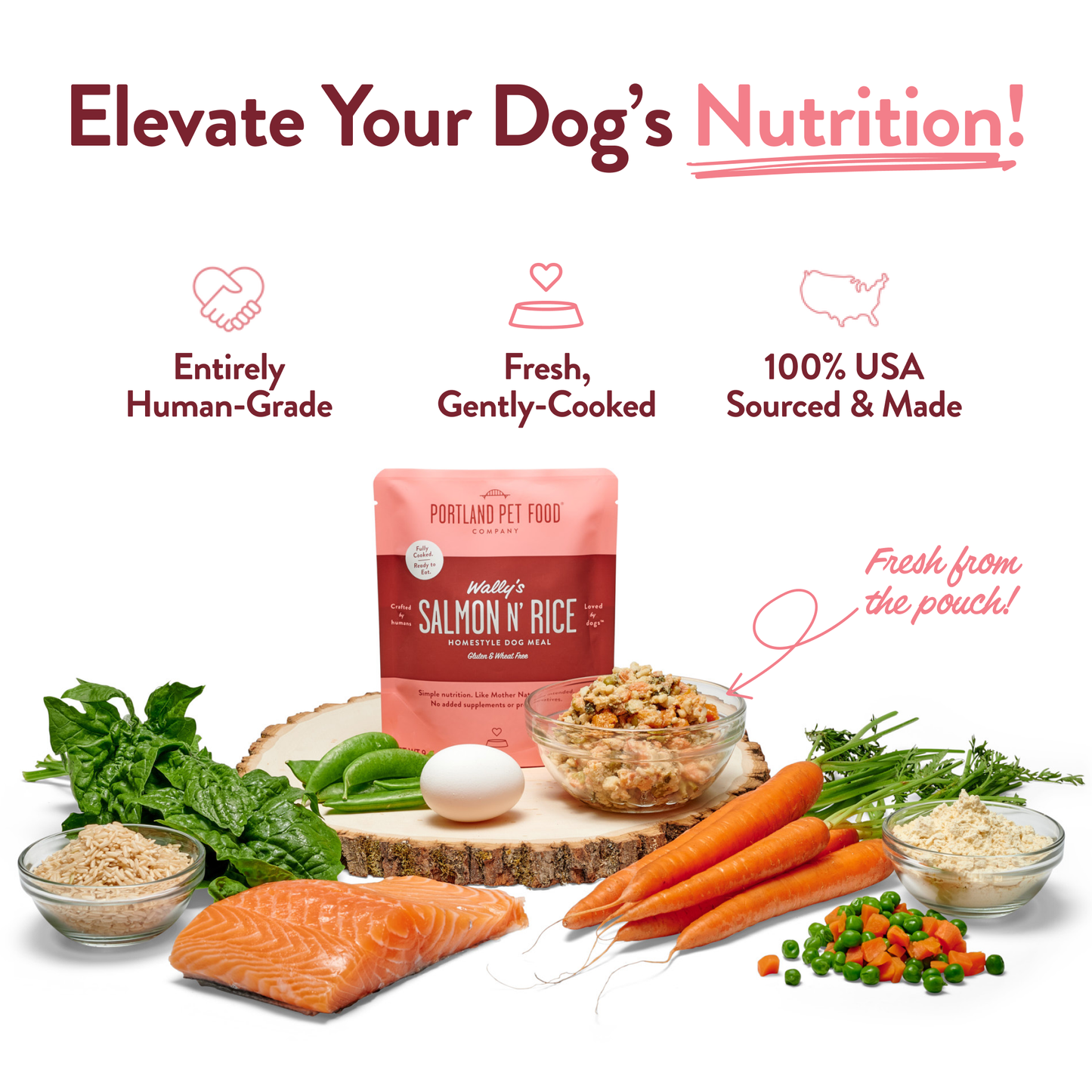 Portland Pet Food Company - Wally's Salmon N' Rice