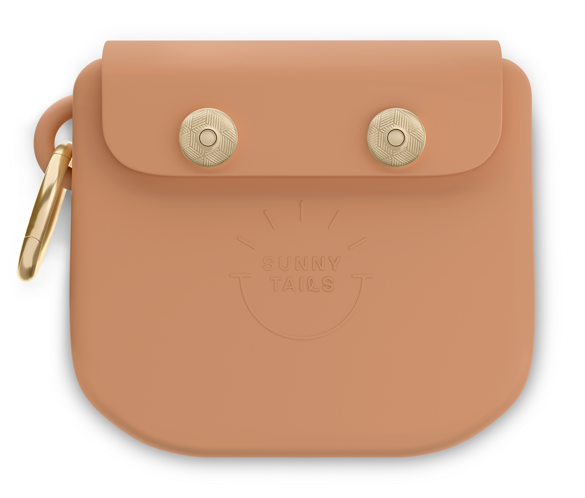 Sunny Tails - Chai Brown Snap Dog Treat Pouch