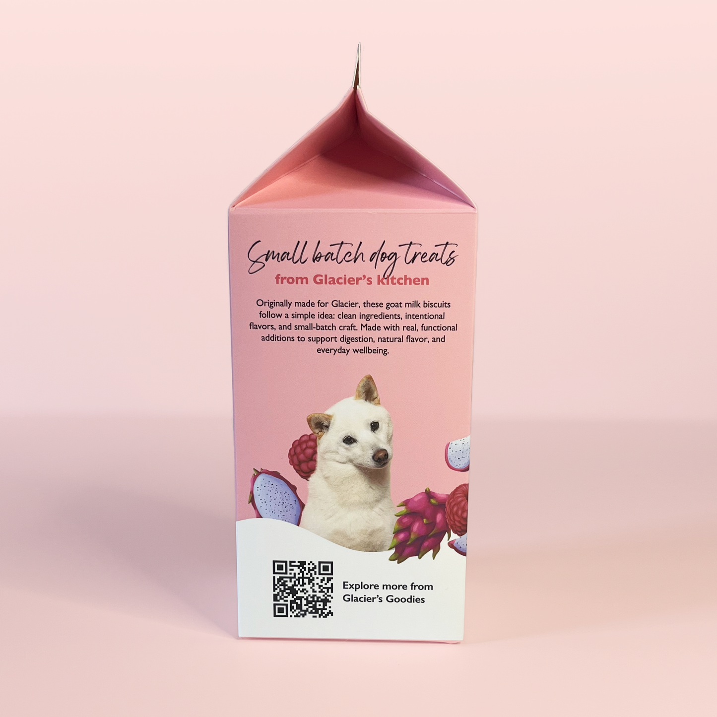 Glacier's Goodies - Goat Milk Dog Treats — Dragonfruit & Raspberry (Limited)