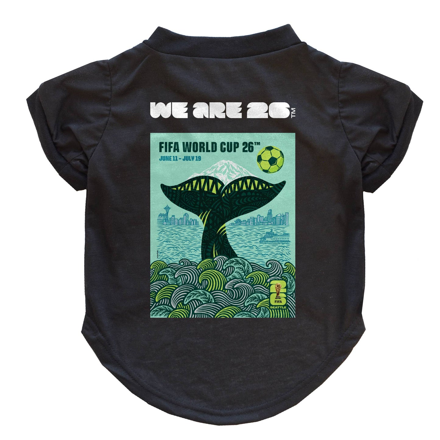 2026 FIFA World Cup Seattle Pet T-Shirt