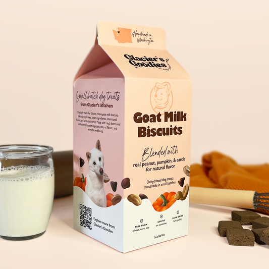 Glacier's Goodies - Goat Milk Dog Treats — Peanut, Pumpkin, and Carob