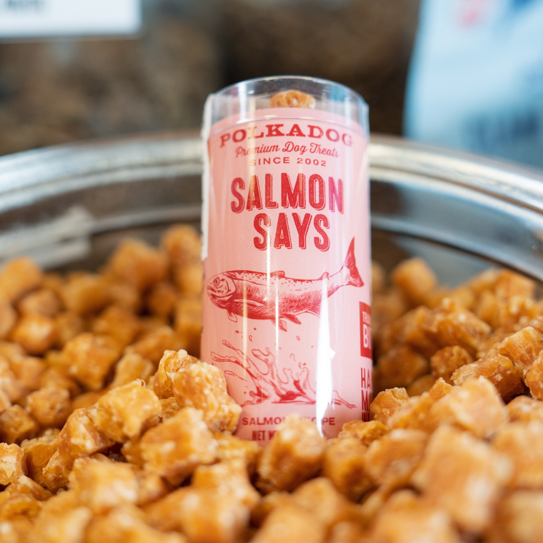 Polkadog - Training Bits - Salmon Says (2.5oz Mini Tube)